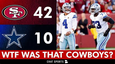 Instant analysis of 49ers’ 42-10 rout of Dallas Cowboys in Sunday night spotlight